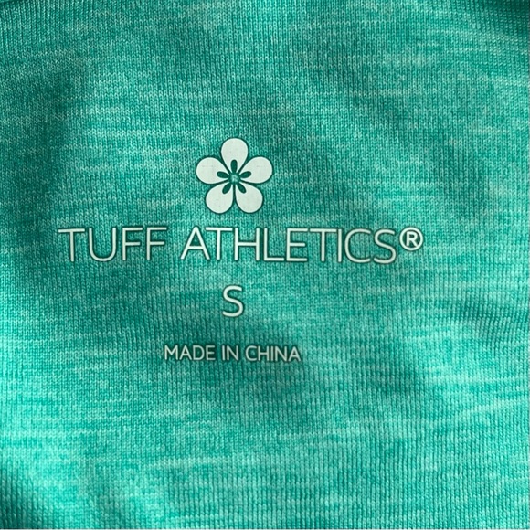 •Tuff Athletics• Short Sleeved Keyhole Back Tee - Size Small - Picture 2 of 9